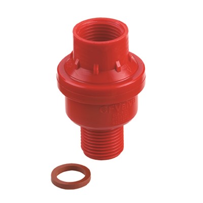 RED CF VALVE 21 PSI 1.0 BAR